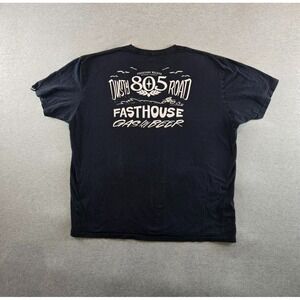 Fasthouse T-Shirt Mens 3XL‎ Black Firestone Walker 805 Beer Moto X Motocross